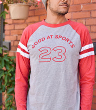 Load image into Gallery viewer, Good at Sports  Long-sleeve Jersey Tees
