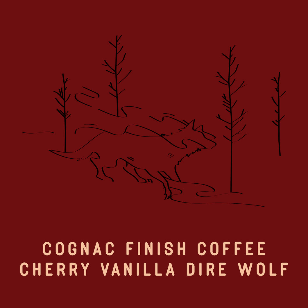 Cognac Finish Coffee Cherry Vanilla Dire Wolf 8oz